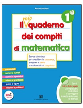 mio quaderno dei compiti 1 di matematica