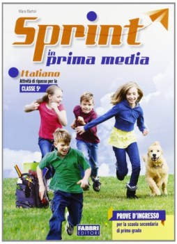 sprint in prima media italiano libri vacanze