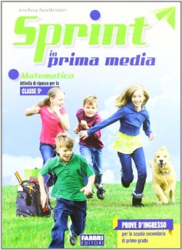 sprint in prima media matematica libri vacanze