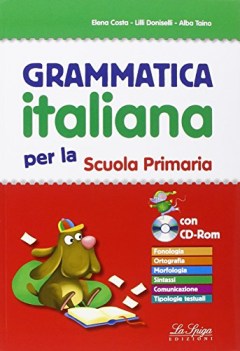 grammatica italiana +cdrom x scuola primaria