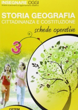 insegnare oggi 3 storia geografia SCHEDE OPERATIVE