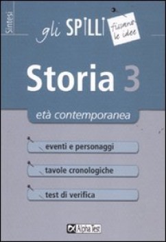 storia 3 (spilli) VE et contemporanea