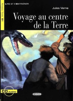 voyage au centre de la terre(bertini)+cd francese, antol.e lett.