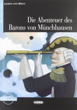 abenteuer des barons munchhausen +cd tedesco, antol.e lett.