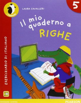 mio quaderno a righe 5 italiano