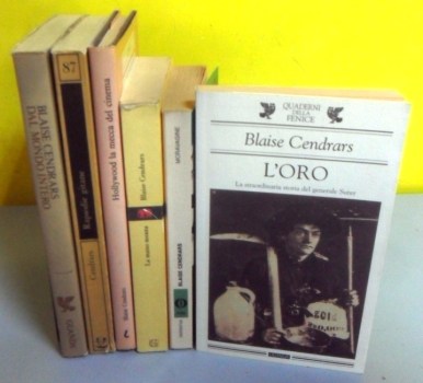 lotto 6 libri Cendrars Blaise