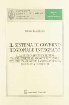 sistema di governo regionale integrato