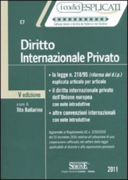 diritto internazionale privato