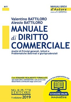 manuale di diritto commerciale con espansione online