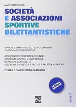 societa\' e associazioni sportive dilettantistiche