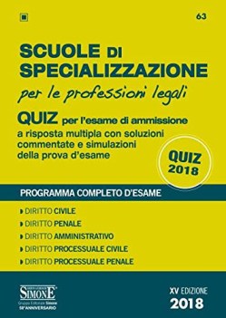 scuole di specializzazione per le professioni legali quiz per lesame