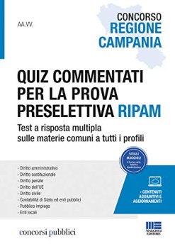 concorso regione campania quiz commentati per la prova preselettiva r