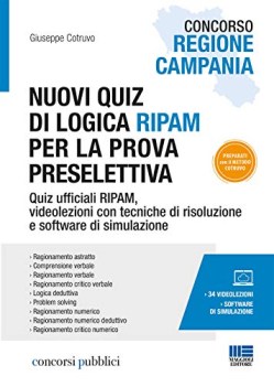 concorso regione campania nuovi quiz di logica ripam per la prova pre