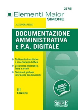 documentazione amministrativa e pa digitale