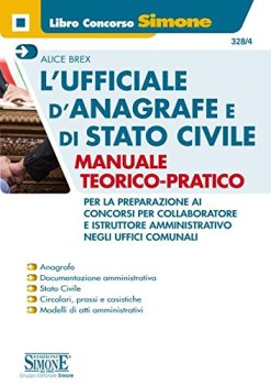 lufficiale danagrafe e di stato civile  manuale teoricopratico