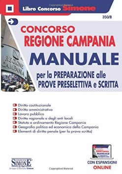 concorso regione campania  manuale per la preparazione alle prove pre