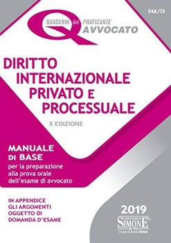 quaderni delpraticante avvocato  diritto internazionale privato e p