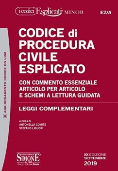 codice di procedura civile esplicato con commento essenziale articolo