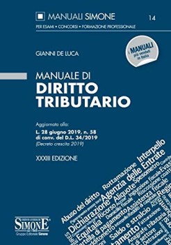 manuale di diritto tributario