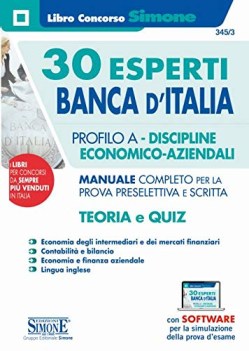 30 esperti banca ditalia profilo a discipline economicoaziendali