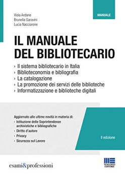 manuale del bibliotecario