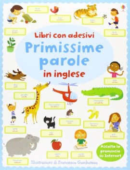 primissime parole in inglese con adesivi