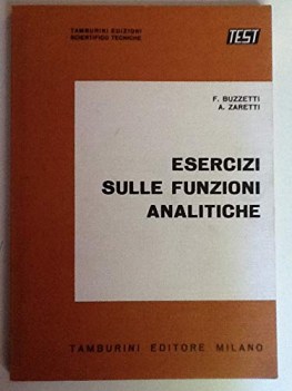 esercizi sulle funzioni analitiche