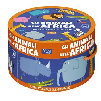 animali dell\'africa ediz a colori con puzzle