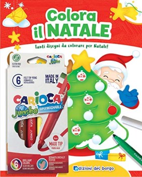 colora il natale tanti disegni da colorare per natale con scatola colori