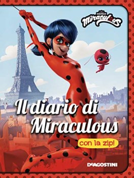 diario di miraculous con la zip