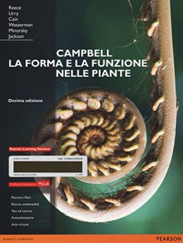 campbell la forma e la funzione nelle piante ediz mylab con espans