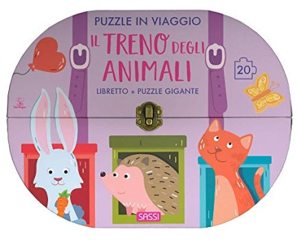 treno degli animali puzzle in viaggio ediz a colori con puzzle