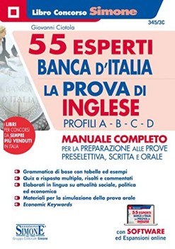 55 esperti banca ditalia la prova di inglese profili abcd manua