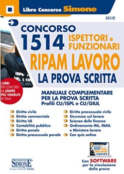 concorso 1514 ispettori e funzionari ripam lavoro la prova scritta m