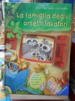 famiglia degli orsetti lavatori