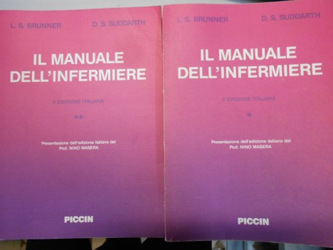 manuale dell\'infermiere 2 volumi