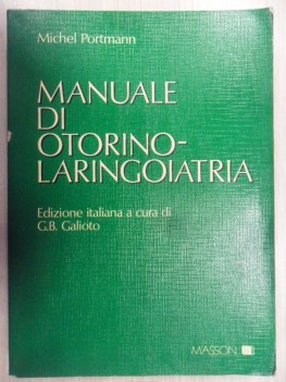 Manuale di otorinolaringoiatria