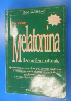 Melatonina il sonnifero naturale