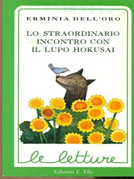 straordinario incontro con il lupo hokusai