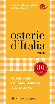 osterie d\'italia 2020 sussidiario del mangiarbere all\'italiana 2020