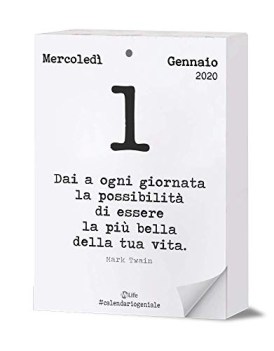 calendario geniale 2020 maxi leggi la frase del giorno con i pensie