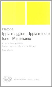 ippia maggiore ippia minore ione menesseno (TF greco)