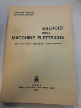 esercizi sulle macchine elettriche appendice per il 4 e 5 anno degli ITI