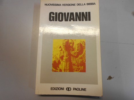 giovanni nuovissima versione della bibbia