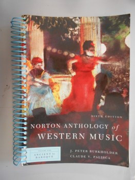 norton anthology of western music ancient to baroque