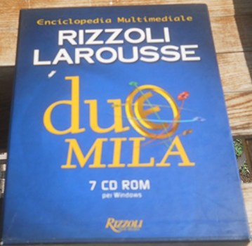 enciclopedia multimediale rizzoli larousse duemila con cofanetto