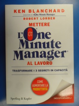 Mettere l\'one minute manager al lavoro