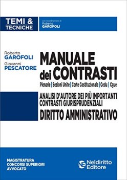 manuale dei contrasti diritto amministrativo sezioni unite  corte c