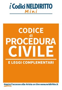 codice di procedura civile e leggi complementari