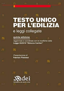 testo unico per ledilizia e leggi collegate